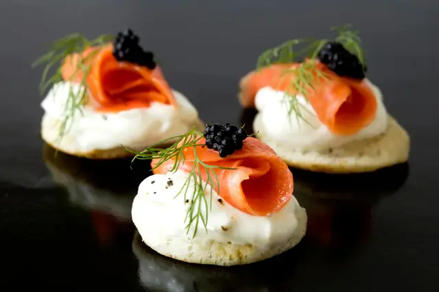 Recette blinis au saumon