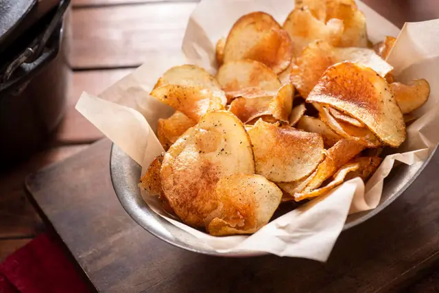 Recette chips pomme de terre croustillante