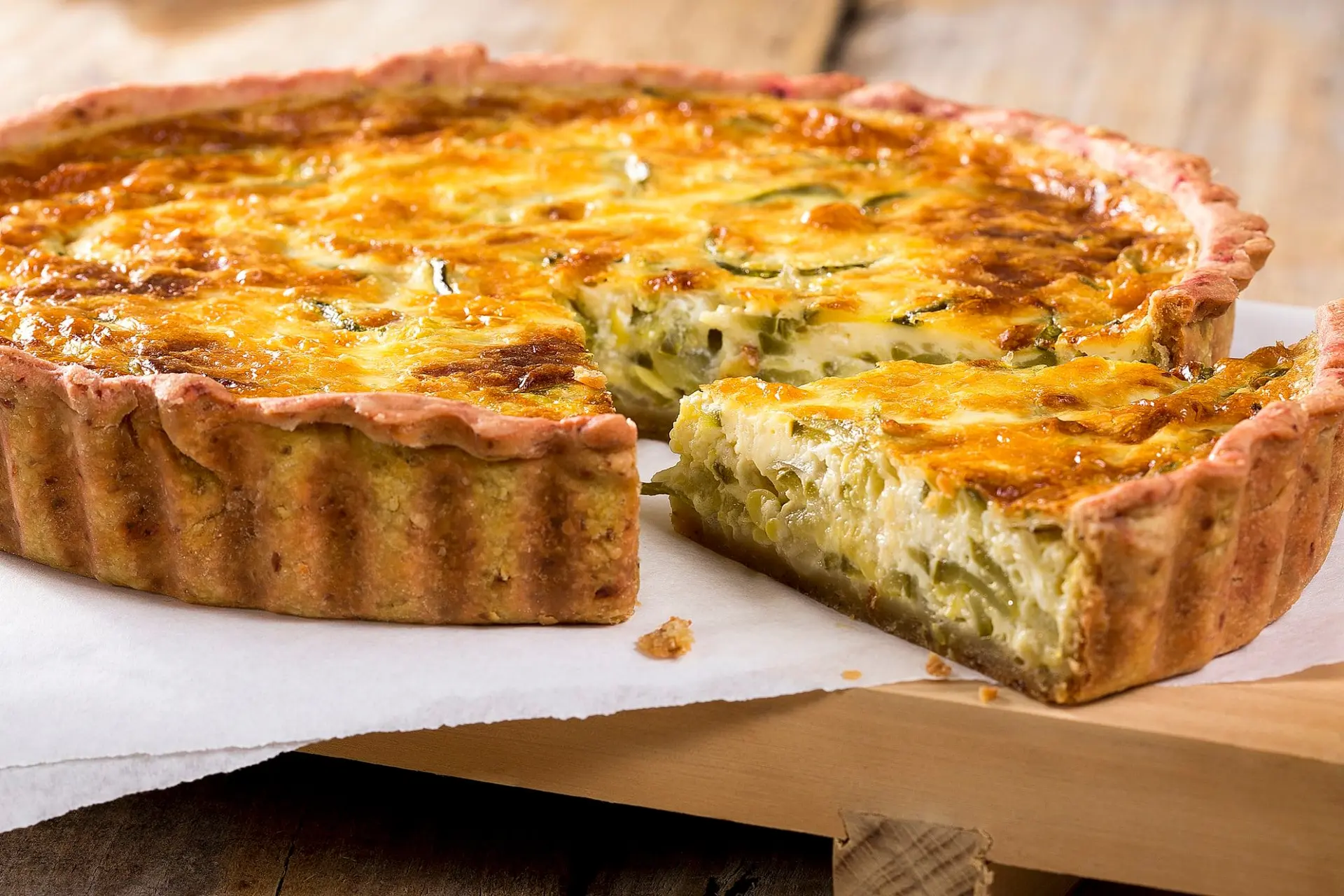 Recette quiche au poireaux