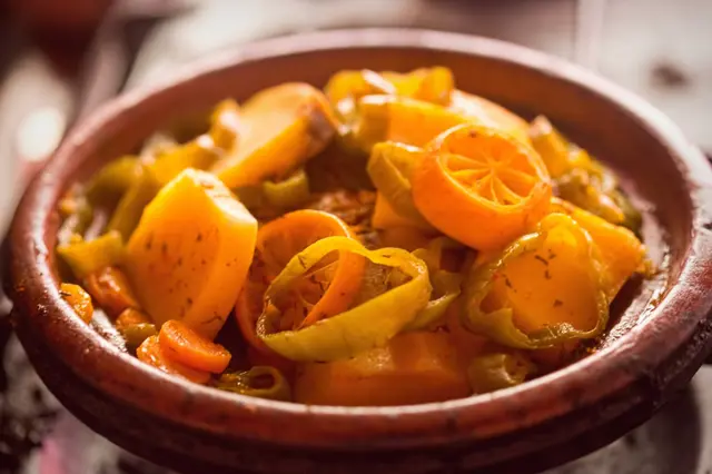 Tajine de légumes aux citrons confits
