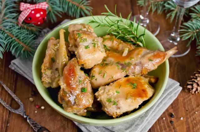 Lapin rôti au romarin