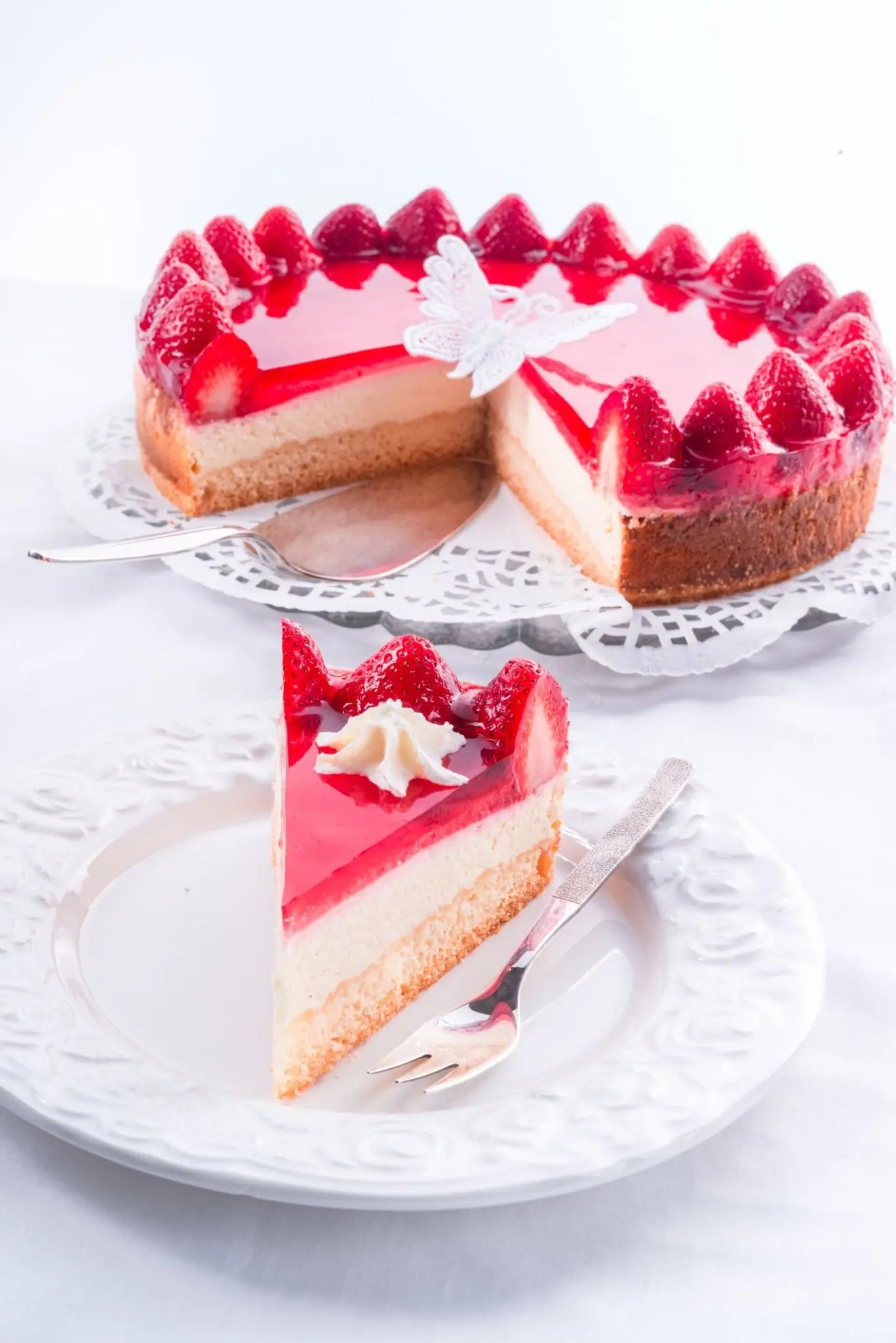 Recette cheesecake à la fraise