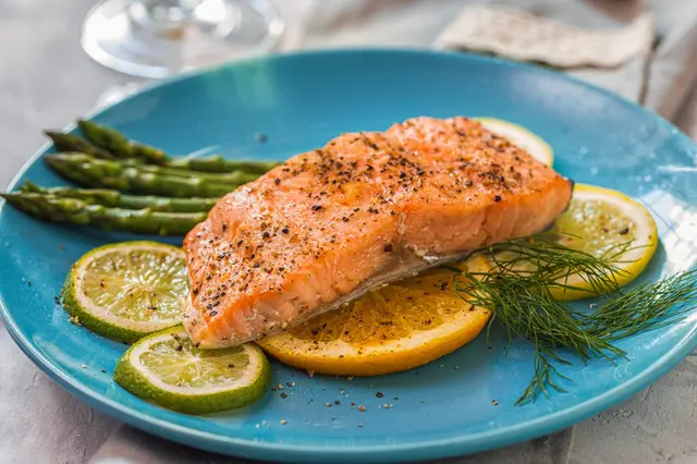 Recette darne de saumon aux asperges vertes