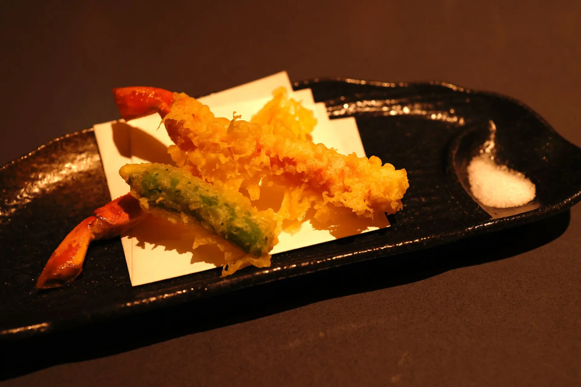 Tempura de crabe