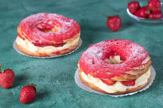 Paris-Brest à la fraise