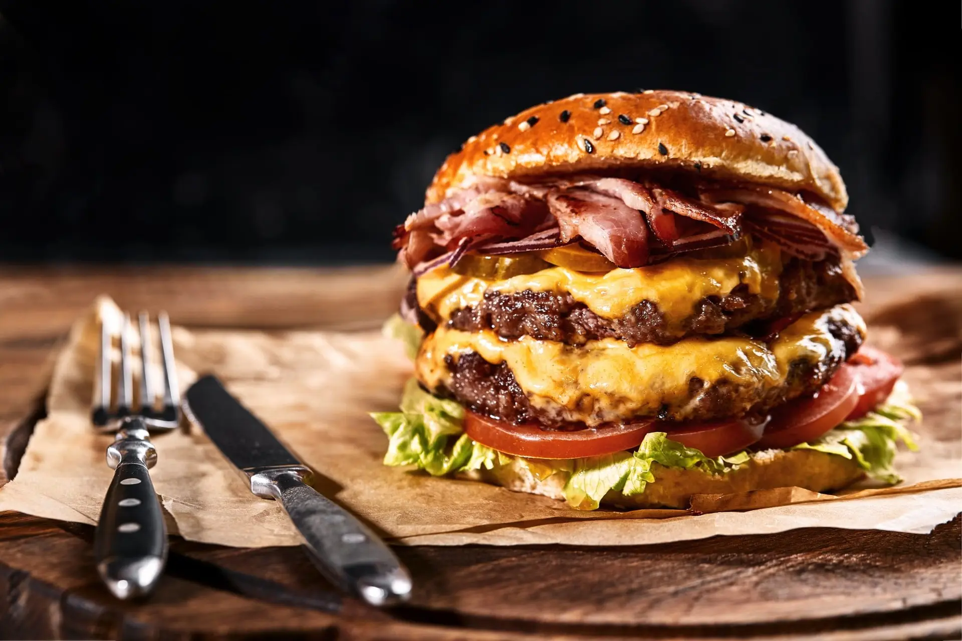 Recette hamburger bacon