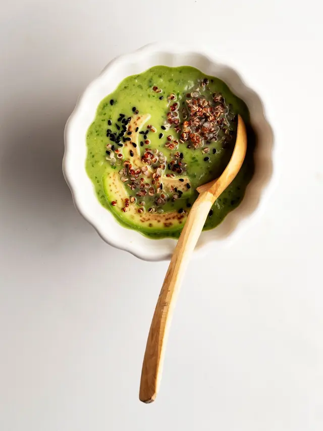 Recette soupe d'avocats et quinoa