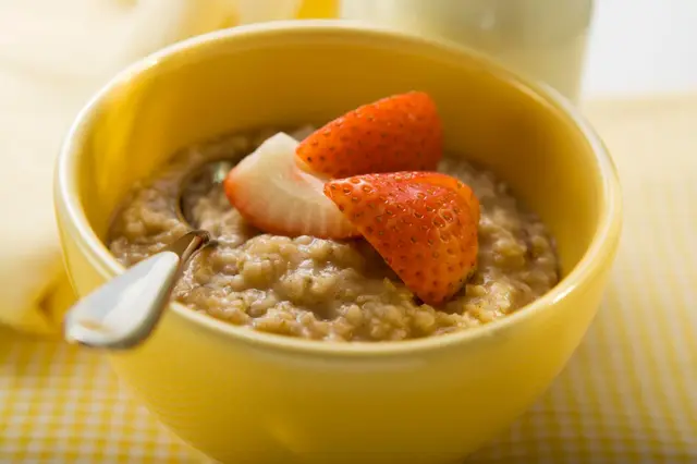 Porridge aux fraises