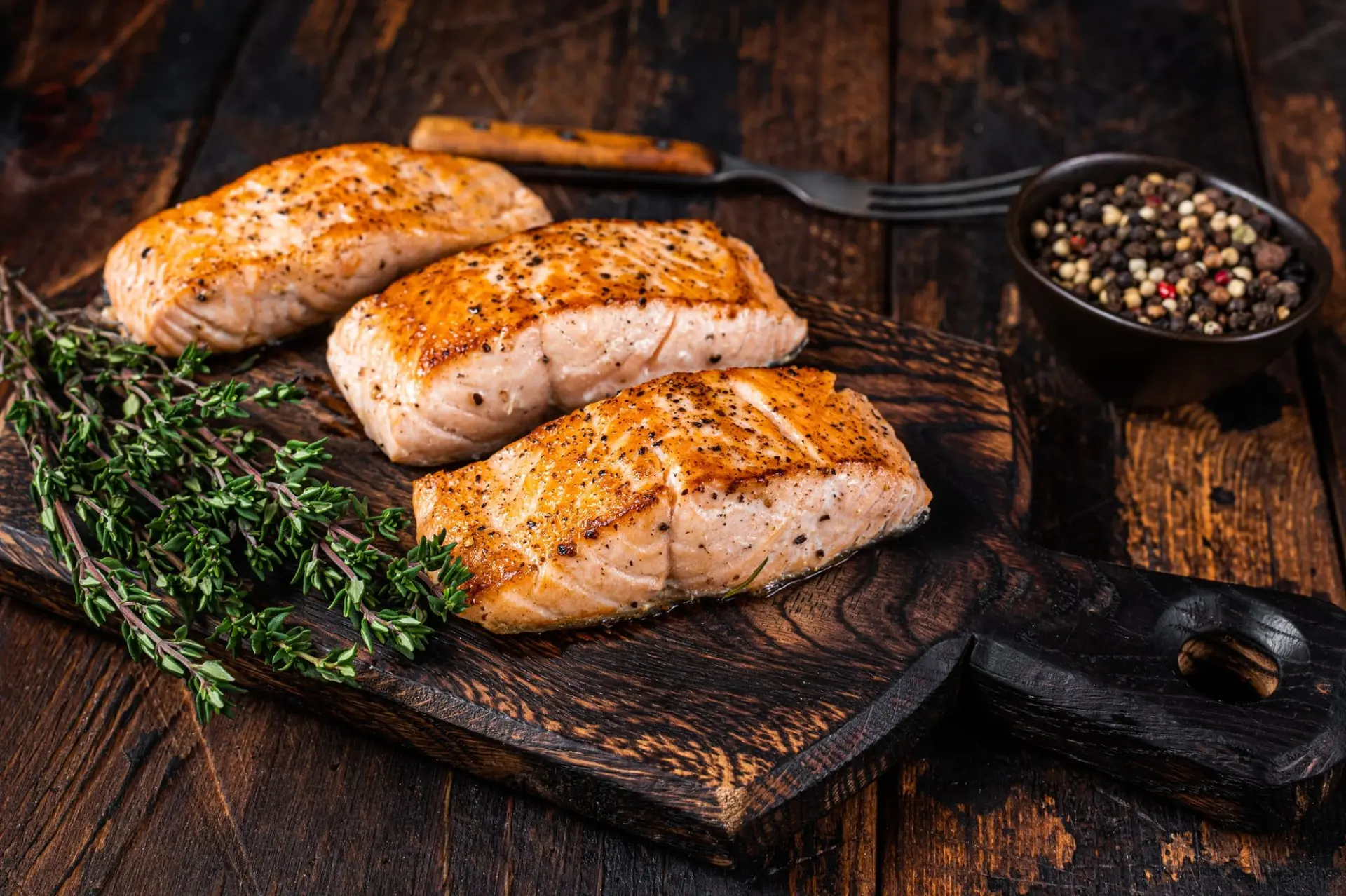 Recette filets de saumon grillé