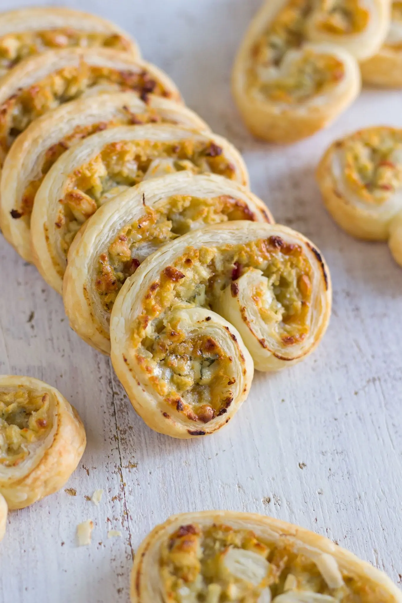 Recette de palmiers feuilleté au poulet
