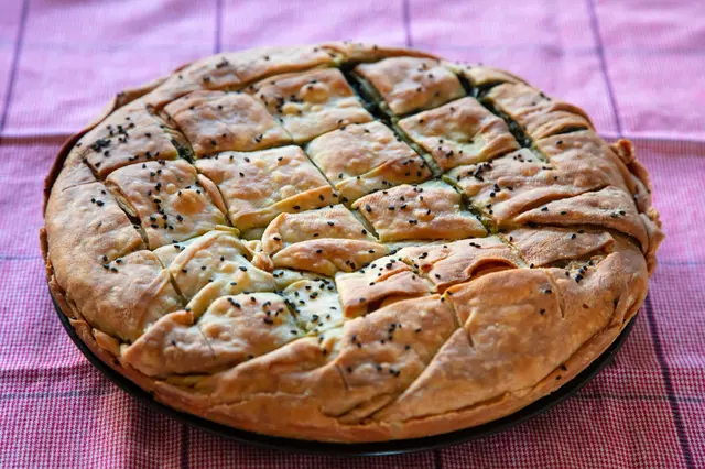 Spanakopita, tarte aux épinards grecque