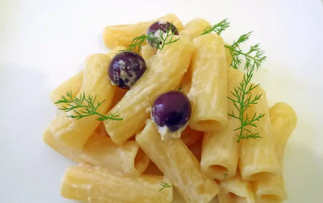 Rigatoni à la crème de thon