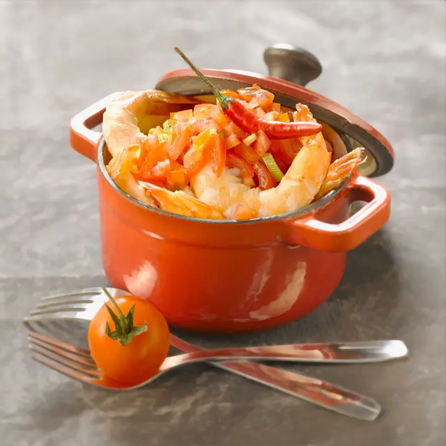 Rougail de crevettes