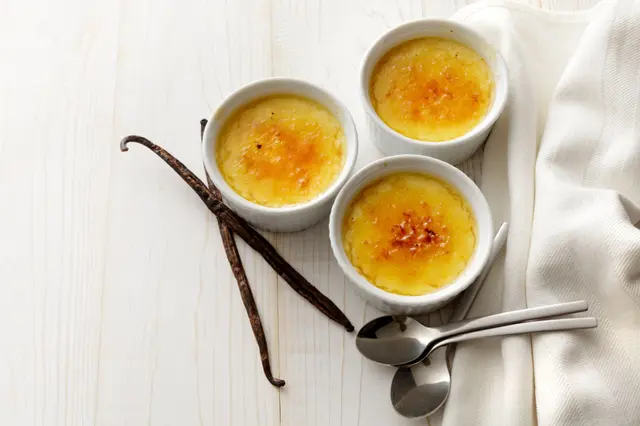 Crème brûlée à la vanille naturelle