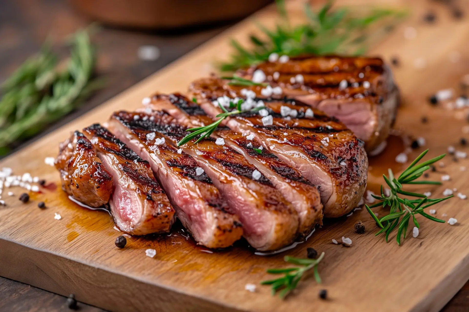 Magret de canard au miel cuit au barbecue
