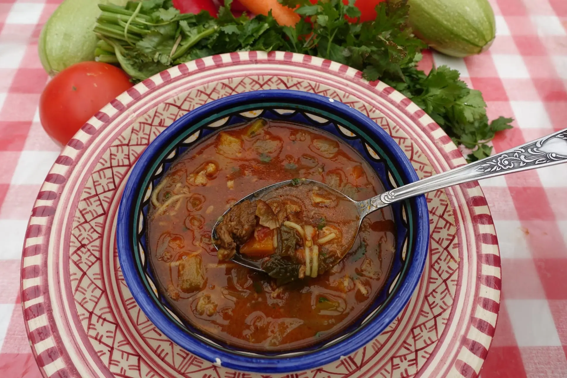 Chorba (soupe épicée à l’agneau et légumes)