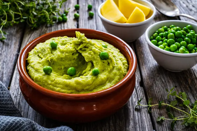 Recette purée de pomme de terre aux petits pois