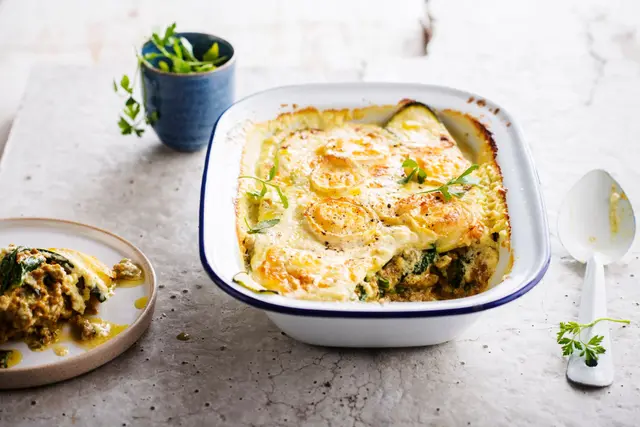 Gratin de courgettes au fromage de chèvre
