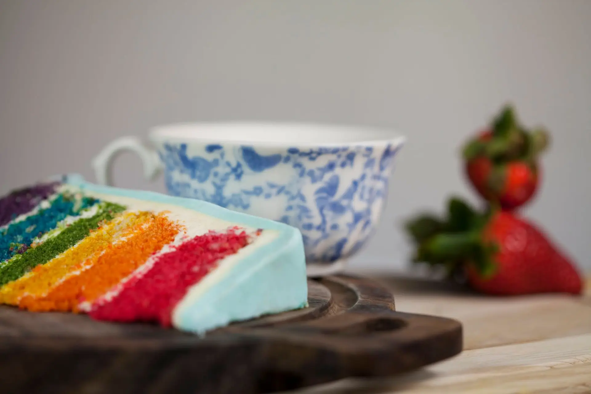 Gâteau d'arc-en-ciel (Rainbow cake)