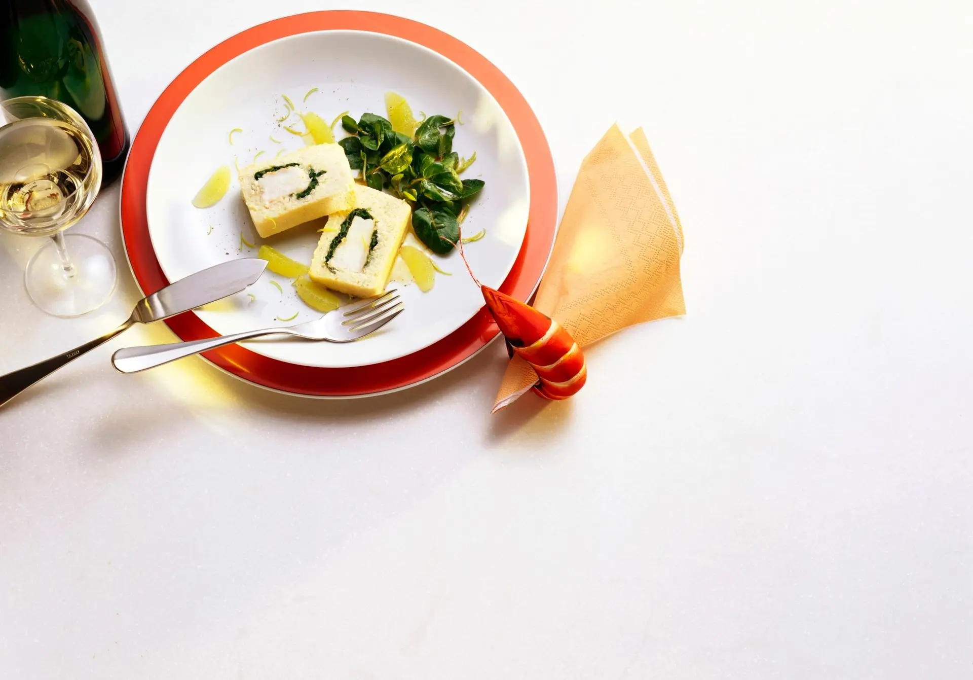 Terrine de poisson aux grosses crevettes
